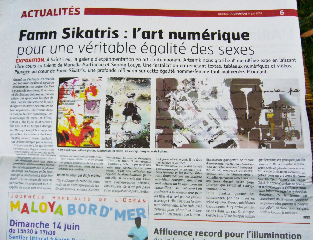 exposition égalité des sexes